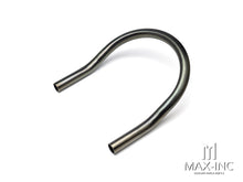 Load image into Gallery viewer, Universal DIY 210mm Upswept Raw Steel Rear Tail Seat Hoop