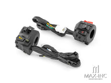 Load image into Gallery viewer, Universal Black ABS Motorcycle Control Switch Set Combo - Fits 22mm Bars