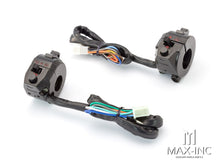 Load image into Gallery viewer, Universal Black Alloy Motorcycle Control Switch Set Combo - Fits 22mm Bars