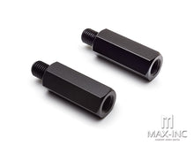 Load image into Gallery viewer, Black Metal Vertical Mirror Risers / Extenders
