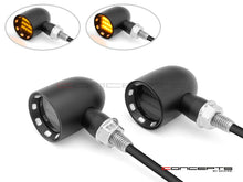 Load image into Gallery viewer, MAX "DERBY" CNC Machined Alum Classic Mini LED Indicators / Turn Signals