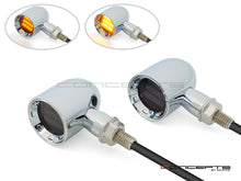 Load image into Gallery viewer, MAX "DERBY" CNC Machined Alum Classic Mini LED Indicators / Turn Signals