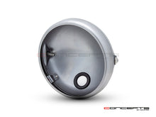 Load image into Gallery viewer, 7 INCH Raw Unpainted Metal Shorty Headlight Housing + Bezel Combo