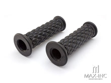 Load image into Gallery viewer, Diamond Cafe Racer Style Hand Grips - 7/8" (22mm)