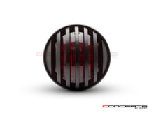 Load image into Gallery viewer, 1.65" Matte Black Mini Flush Mount CNC Billet Alum Prison Grill LED Stop / Tail Light