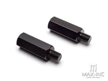 Load image into Gallery viewer, Black Metal Vertical Mirror Risers / Extenders
