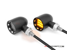 Load image into Gallery viewer, MAX "DERBY" CNC Machined Alum Classic Mini LED Indicators / Turn Signals