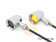 Load image into Gallery viewer, MAX "DERBY" CNC Machined Alum Classic Mini LED Indicators / Turn Signals