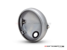 Load image into Gallery viewer, 7 INCH Raw Unpainted Metal Shorty Headlight Housing + Bezel Combo