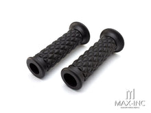 Load image into Gallery viewer, Diamond Cafe Racer Style Hand Grips - 7/8" (22mm)
