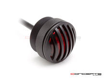 Load image into Gallery viewer, 1.65" Matte Black Mini Flush Mount CNC Billet Alum Prison Grill LED Stop / Tail Light