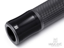 Load image into Gallery viewer, Retro Anodized CNC Machined Aluminum / Rubber Hand Grips - 7/8" (22mm)