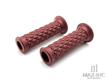 Load image into Gallery viewer, Diamond Cafe Racer Style Hand Grips - 7/8" (22mm)