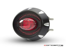 Load image into Gallery viewer, 2" Micro Oval CNC Machined Billet Aluminum LED Stop / Tail Light