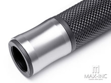 Load image into Gallery viewer, Retro Anodized CNC Machined Aluminum / Rubber Hand Grips - 7/8" (22mm)