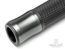 Load image into Gallery viewer, Retro Anodized CNC Machined Aluminum / Rubber Hand Grips - 7/8" (22mm)