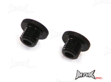 Load image into Gallery viewer, Black CNC Machined Billet Aluminium Threaded Mirror Block Off Plugs