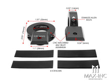 Load image into Gallery viewer, MAX High Quality CNC Machined Bar Mount Light Brackets - 28mm Diameter