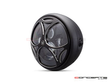 Load image into Gallery viewer, 7" Multi Projector LED Headlight + Tri-Maltese Grill Cover