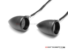 Load image into Gallery viewer, Truro Black CNC Machined Billet Alum Integrated LED Turn Signals