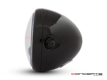 Load image into Gallery viewer, 7" Gloss Black Metal LED Headlight + Integrated DRL & Turn Signals