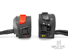 Load image into Gallery viewer, Universal Black ABS Motorcycle Control Switch Set Combo - Fits 22mm Bars