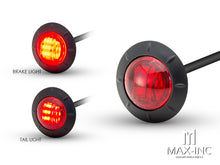 Load image into Gallery viewer, 2" Cafe Racer Flush Mount LED Stop / Tail Light