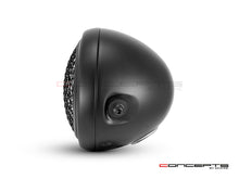 Load image into Gallery viewer, 7" Matte Black Universal Classic Metal Multi Projector LED Headlight + Mesh Grill - 12v / 75w