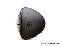 Load image into Gallery viewer, 7" Matte Black + Contrast Multi Projector LED Headlight + Cross Hairs Grill Cover