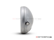 Load image into Gallery viewer, 7 INCH Raw Unpainted Metal Shorty Headlight Housing + Bezel Combo
