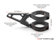 Load image into Gallery viewer, MAX-INC Blade CNC Machined Headlight Brackets