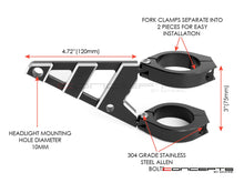 Load image into Gallery viewer, MAX-INC Stomp CNC Machined Headlight Brackets