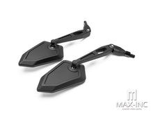 Load image into Gallery viewer, Universal Black High Quality Street Bike / Supermoto Wing Mirrors - Emarked