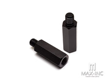 Load image into Gallery viewer, Black Metal Vertical Mirror Risers / Extenders