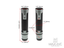 Load image into Gallery viewer, Sportz Anodized CNC Machined Aluminum / Rubber Hand Grips + Bar Ends - 7/8" (22mm)