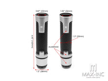 Load image into Gallery viewer, Sportz Anodized CNC Machined Aluminum / Rubber Hand Grips + Bar Ends - 7/8" (22mm)