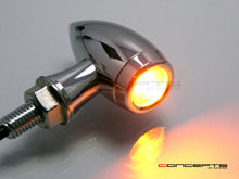 Load image into Gallery viewer, MAX Chubby Matte Black Machined Aluminium Micro LED Indicators / Turn Signals