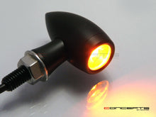 Load image into Gallery viewer, MAX Chubby Matte Black Machined Aluminium Micro LED Indicators / Turn Signals