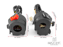 Load image into Gallery viewer, Universal Black ABS Motorcycle Control Switch Set Combo - Fits 22mm Bars