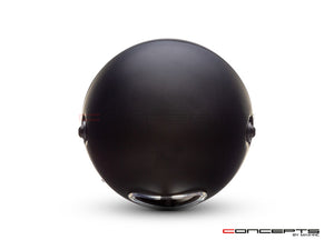 7" Matte Black Multi Projector LED Headlight + X Cross Cover