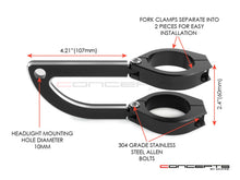 Load image into Gallery viewer, Rogue CNC Machined Headlight Brackets
