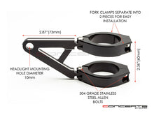 Load image into Gallery viewer, MAX-INC Stubby CNC Machined Headlight Brackets
