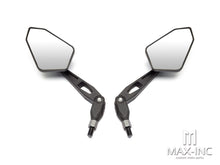 Load image into Gallery viewer, Universal Black High Quality Street Bike / Supermoto Wing Mirrors - Emarked