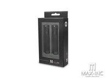 Load image into Gallery viewer, Oval Cut Anodized CNC Machined Aluminum / Rubber Hand Grips - 7/8" (22mm)