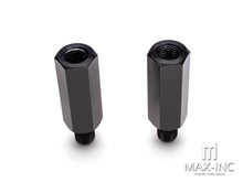 Load image into Gallery viewer, Black Metal Vertical Mirror Risers / Extenders