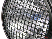 Load image into Gallery viewer, 7 INCH Matte Black Mesh Grill Metal Headlight - H4 / 55w Halogen Sealed Beam