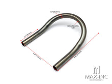 Load image into Gallery viewer, Universal DIY 175mm Upswept Raw Steel Rear Tail Seat Hoop