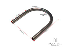 Load image into Gallery viewer, Universal DIY 210mm Flat Raw Steel Rear Tail Seat Hoop