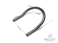Load image into Gallery viewer, Universal DIY 210mm Upswept Raw Steel Rear Tail Seat Hoop