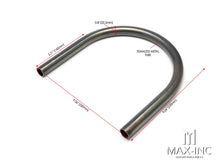 Load image into Gallery viewer, Universal DIY 230mm Flat Raw Steel Rear Tail Seat Hoop